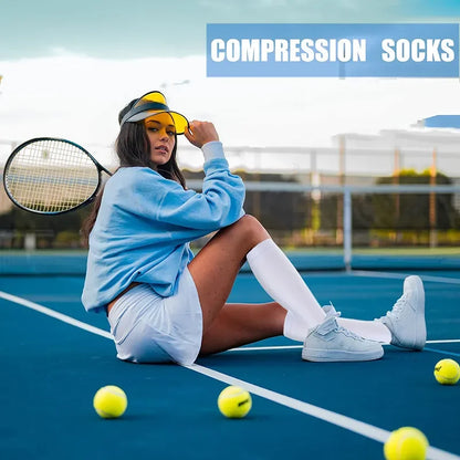 Compression Socks For Men Women Promote Blood Circulation Tight Socks For Nurses Medical Treatment Pregnancy Gym Hiking Running